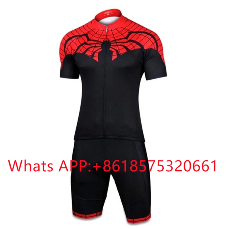 Maglia da Ciclismo per bambini Set abbigliamento estivo ragazzi MTB Ropa bici tuta - immagine 14