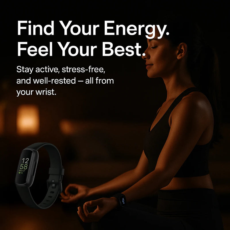 Fitness Tracker Smartwatch Inspire 3 – Cardiofrequenzimetro, Sonno e Attività con Touchscreen