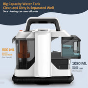 Pulitore per punti 750W 11/15KPa tappeti portatile tenda del divano Aspirazione spray - immagine 7