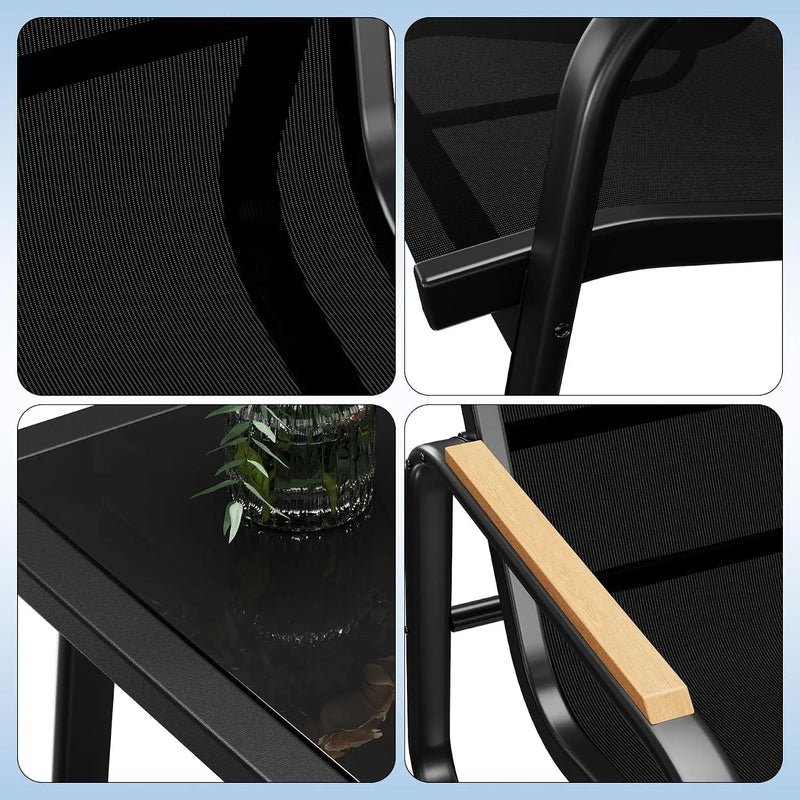 Set da giardino composto 4 elementi ideale per creare un angolo relax all’aperto - immagine 5