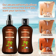 100ml/3.38fl.oz Olio abbronzante al cocco Abbronzatori senza sole intensificante - immagine 6