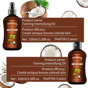 100ml/3.38fl.oz Olio abbronzante al cocco Abbronzatori senza sole intensificante - immagine 8