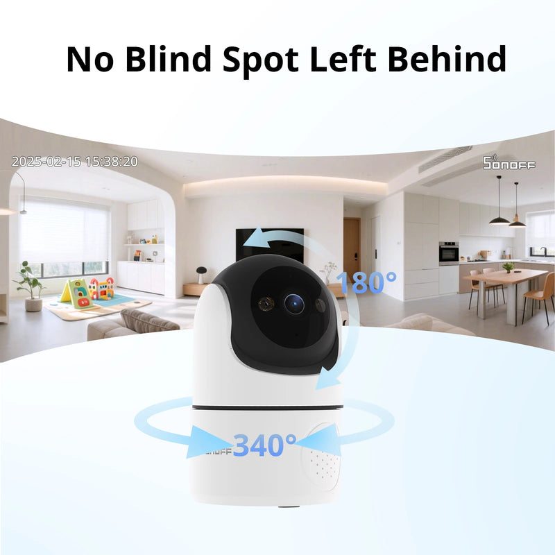 SONOFF CAM Pan-Tilt 2 Telecamera di Sicurezza Intelligente per Interni con Visione