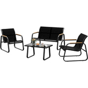 Set da giardino composto 4 elementi ideale per creare un angolo relax all’aperto - immagine 6