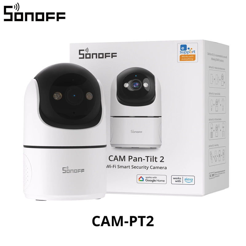 SONOFF CAM Pan-Tilt 2 Telecamera di Sicurezza Intelligente per Interni con Visione