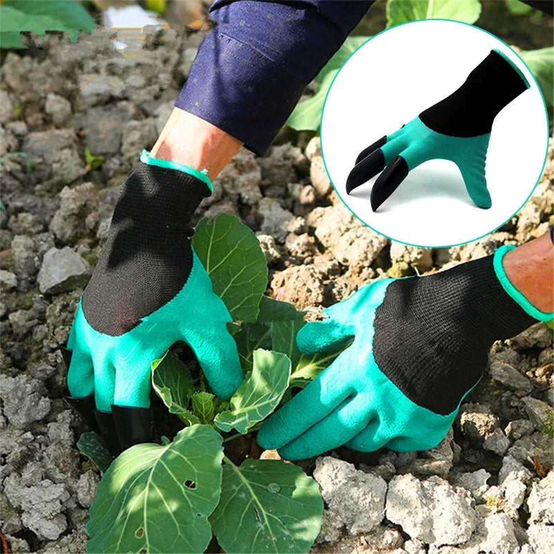 1 paio di guanti da giardinaggio per piantare all'aperto
