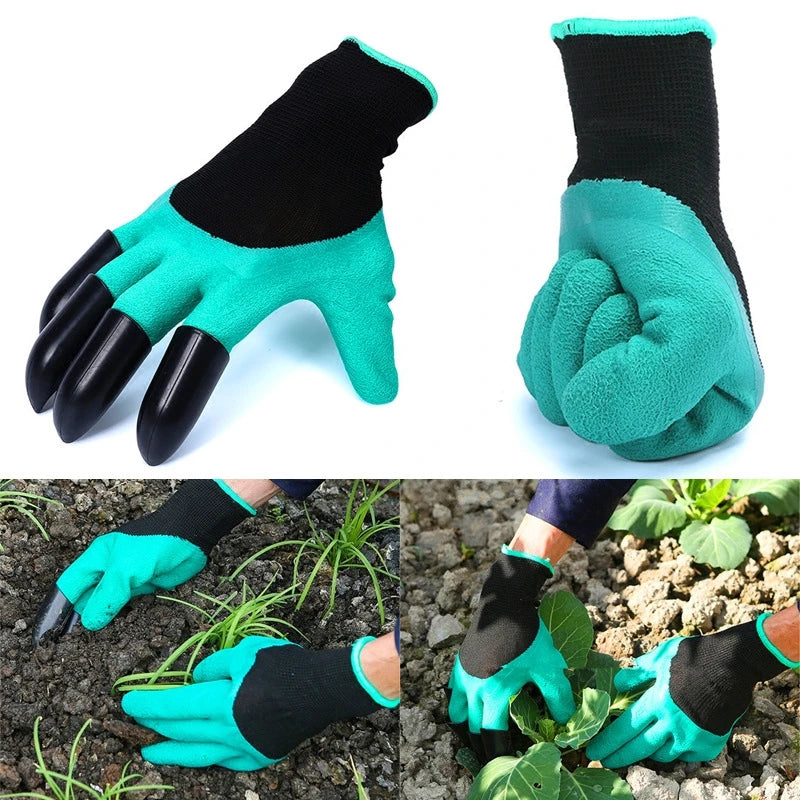 1 paio di guanti da giardinaggio per piantare all'aperto