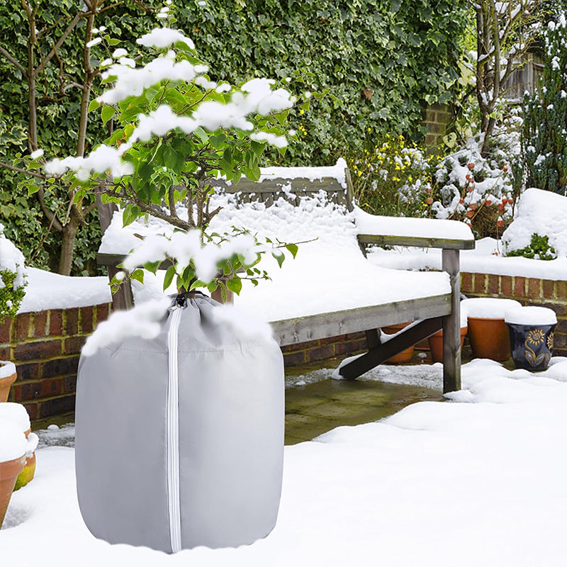 Telo di copertura riutilizzabile in tessuto Oxford per piante – Antivento, antigelo, resistente al freddo, sacco isolante per radici di alberi, scudo termico durevole