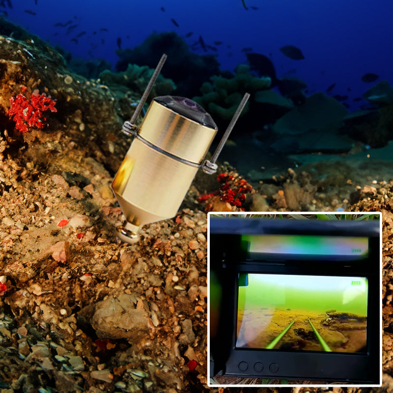 1 pz Telecamera subacquea da pesca 12 - 28V con infrarossi, accessorio per ecoscandaglio impermeabile