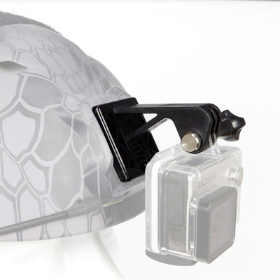 Adattatore per casco tattico con telecamera, supporto fisso per fotocamera softair