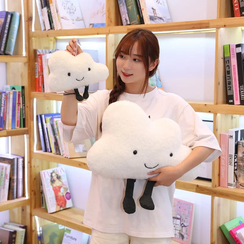 Cuscino gigante di nuvole Kawaii di nuovo stile Cuscino imbottito morbido Lovey Smile Cloud Peluche per bambino Baby Kid Girl bel regalo