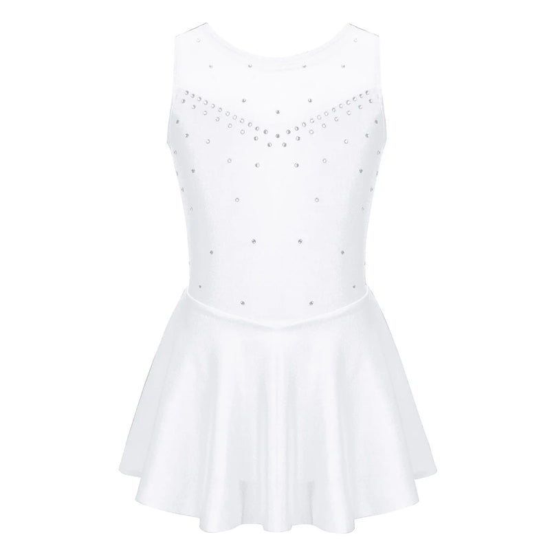 Body da ginnastica per ragazze Vestito balletto pattinaggio bambini Maniche lunghe - immagine 20