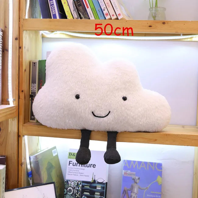 Cuscino gigante di nuvole Kawaii di nuovo stile Cuscino imbottito morbido Lovey Smile Cloud Peluche per bambino Baby Kid Girl bel regalo