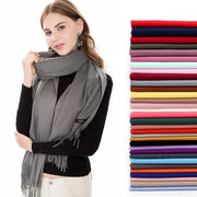 Sciarpa di Pashmina da donna Scialli Morbida sensazione cashmere Foulard viaggio