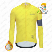 Maglia da Ciclismo per bambini KBORA Set invernale in pile termico abbigliamento - immagine 11
