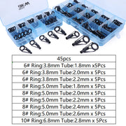 Kit di riparazione punta guida canna da pesca Set 24~230 pezzi per la - immagine 15