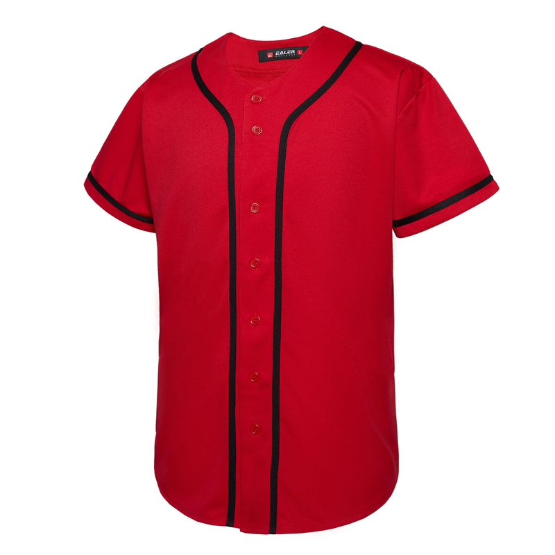 EALER Serie BJ80 Maglia da baseball uomo Camicie abbottonate Manica corta Hipster Hip - immagine 3