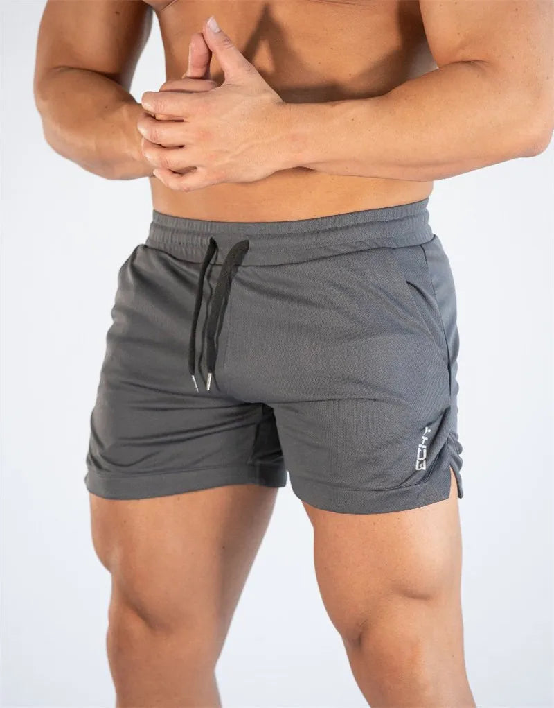 GITF Pantaloncini da allenamento per palestra uomo Abbigliamento sportivo fitness - Medium gray M - immagine 31