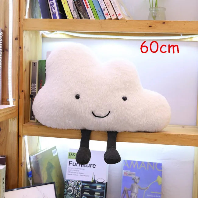 Cuscino gigante di nuvole Kawaii di nuovo stile Cuscino imbottito morbido Lovey Smile Cloud Peluche per bambino Baby Kid Girl bel regalo