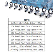 Kit di riparazione punta guida canna da pesca Set 24~230 pezzi per la - immagine 12