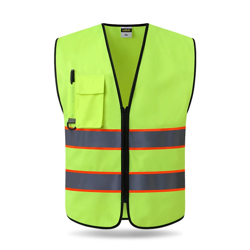 Gilet riflettente ad alta visibilità Abiti da lavoro Motocicletta Ciclismo Sport - immagine 7