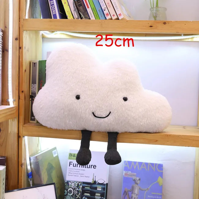 Cuscino gigante di nuvole Kawaii di nuovo stile Cuscino imbottito morbido Lovey Smile Cloud Peluche per bambino Baby Kid Girl bel regalo