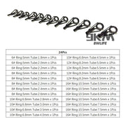 Kit di riparazione punta guida canna da pesca Set 24~230 pezzi per la - immagine 9