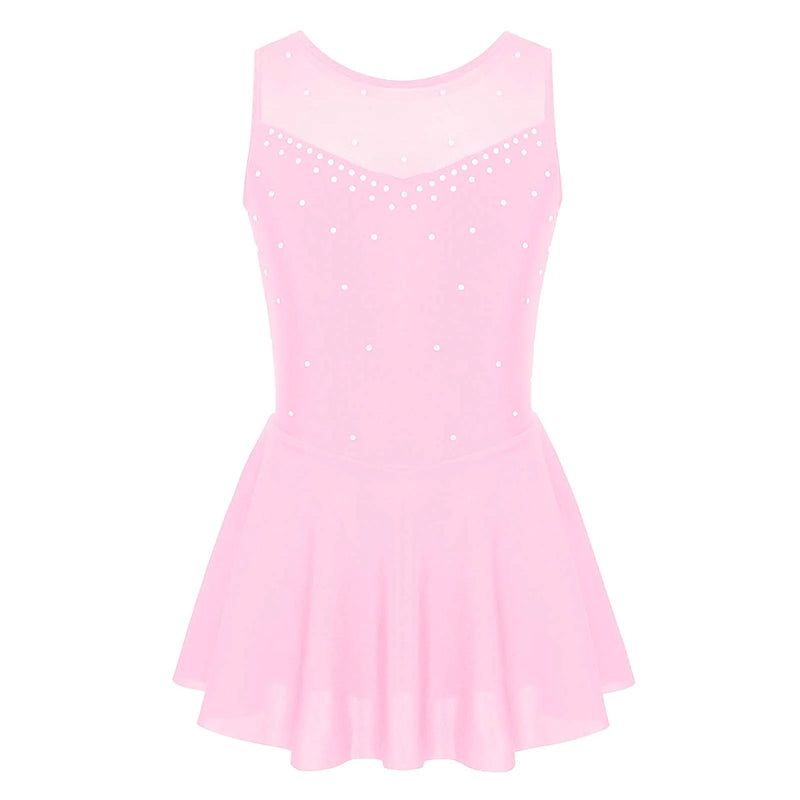 Body da ginnastica per ragazze Vestito balletto pattinaggio bambini Maniche lunghe - immagine 7