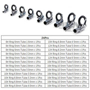 Kit di riparazione punta guida canna da pesca Set 24~230 pezzi per la - immagine 10
