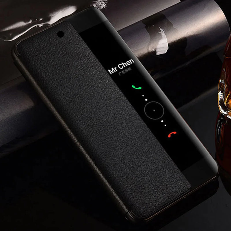 Custodia per telefono in pelle con copertura a vibrazione per Huawei P30 P40 Pro P20 Mate 20 Lite X 10 P10 Plus Mate20 P50 P 30 40 P30pro P20pro Mate20pro