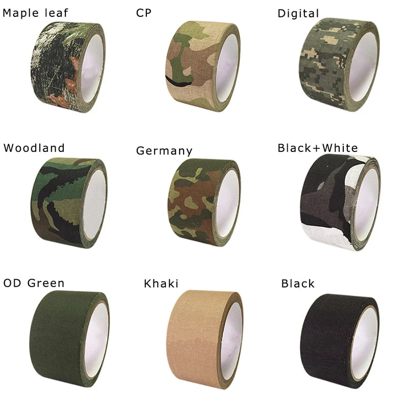 Nastro Mimetico Autoadesivo 5M – Camo Tape Impermeabile per Outdoor, Caccia & Survival - Campeda