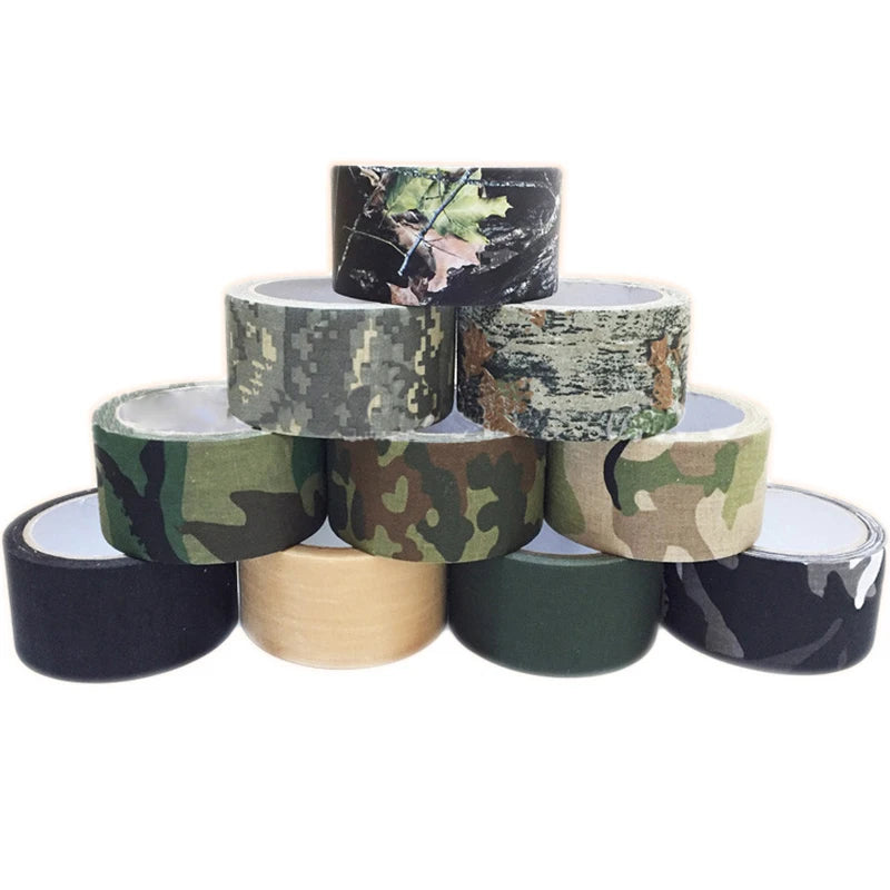 Nastro Mimetico Autoadesivo 5M – Camo Tape Impermeabile per Outdoor, Caccia & Survival - Campeda