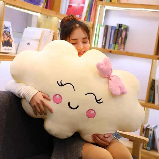 Cuscino gigante di nuvole Kawaii di nuovo stile Cuscino imbottito morbido Lovey Smile Cloud Peluche per bambino Baby Kid Girl bel regalo