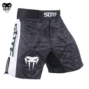 SOTF Snake Scale Fitness Sport traspiranti Pantaloncini da boxe MMA feroce Tiger Muay - immagine 2