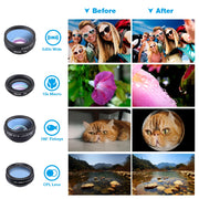 APEXEL 22X Kit teleobiettivo per iPhone Samsung 10in1 Set obiettivo fotocamera - immagine 4