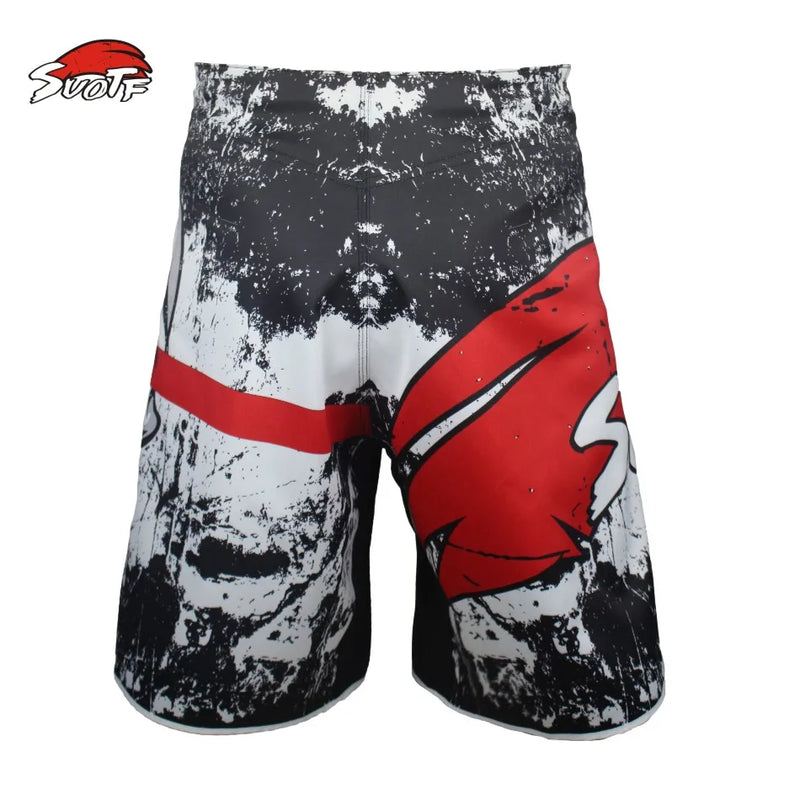 SUOTF MMA black boxing skull motion picture cotton loose size training kickboxing - immagine 3