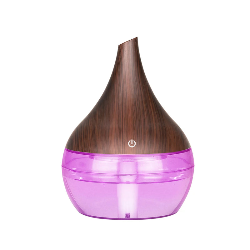 300ml Umidificatore Elettrico Aroma Diffusore D'aria Legno Umidificatore Ad Ultrasuoni Olio Essenziale Aromaterapia Freddo Mist Maker Per La Casa