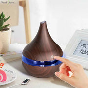 300ml Umidificatore Elettrico Aroma Diffusore D'aria Legno Umidificatore Ad Ultrasuoni Olio Essenziale Aromaterapia Freddo Mist Maker Per La Casa