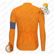 Maglia da Ciclismo per bambini KBORA Set invernale in pile termico abbigliamento - immagine 2