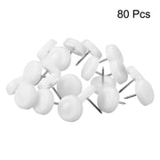Uxcell 20/40/60/80 pezzi Piedini per mobili Chiodo in plastica Chiodi scorrevoli - immagine 4