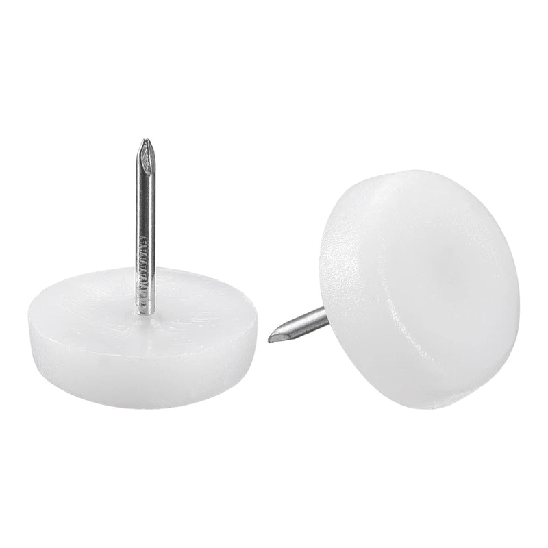Uxcell 20/40/60/80 pezzi Piedini per mobili Chiodo in plastica Chiodi scorrevoli