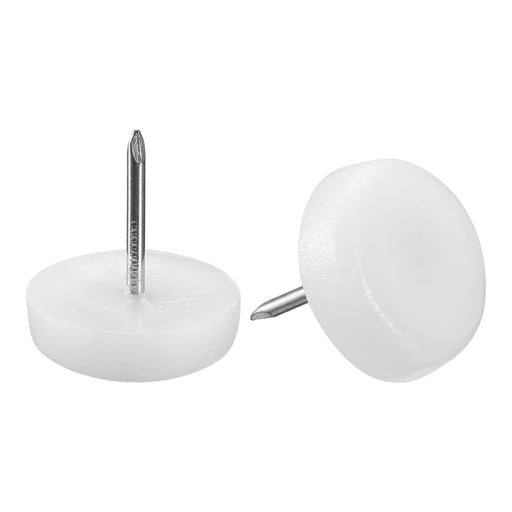 Uxcell 20/40/60/80 pezzi Piedini per mobili Chiodo in plastica Chiodi scorrevoli
