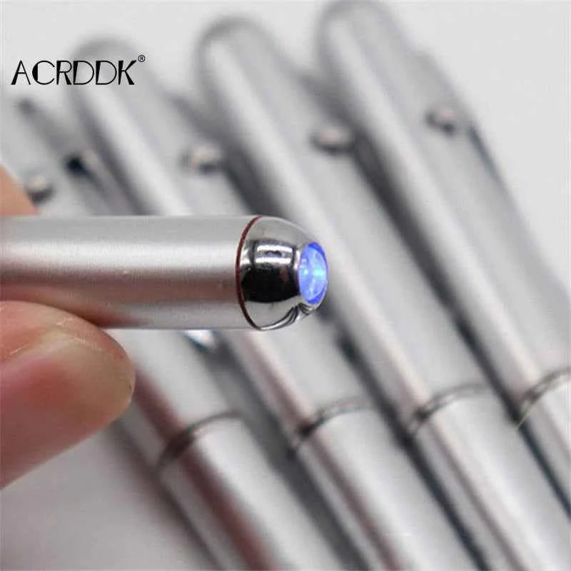 Divertente penna a inchiostro invisibile con matita magica a luce UV per soldi messaggio segreto fluorescente scrittura penna da disegno penne a sfera 1 pezzo