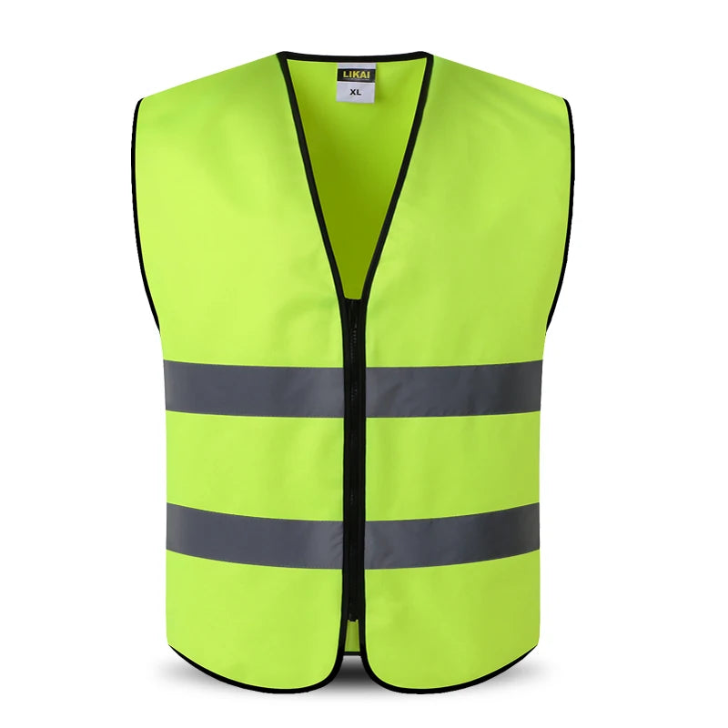 Gilet riflettente ad alta visibilità Abiti da lavoro Motocicletta Ciclismo Sport - immagine 8