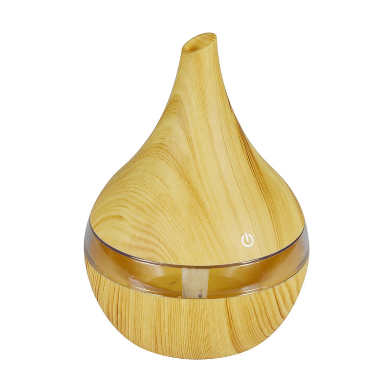 300ml Umidificatore Elettrico Aroma Diffusore D'aria Legno Umidificatore Ad Ultrasuoni Olio Essenziale Aromaterapia Freddo Mist Maker Per La Casa