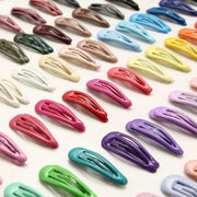 10/20/30/40 Nuove Mollette per Capelli a Forma di Goccia Colorate e Carine Bambine - immagine 4
