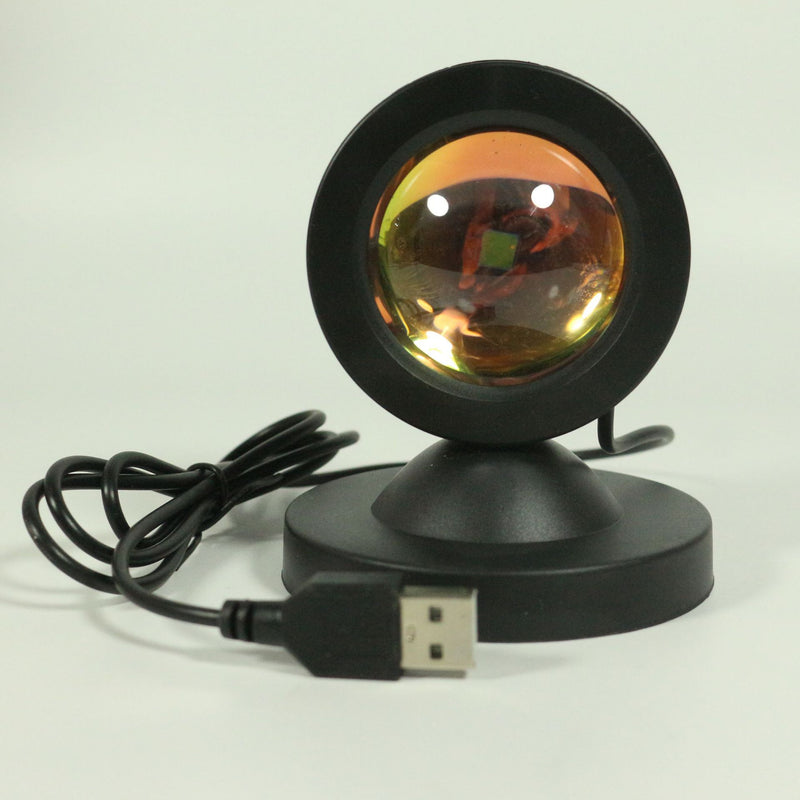 Cross-border RGB sunset lamp Mini small table lamp photo atmosphere lamp sunset lamp USB sunset lamp Net red sunset lamp