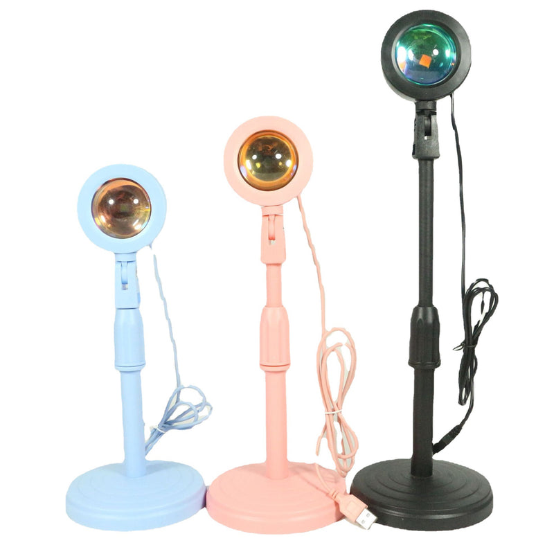 Cross-border RGB sunset lamp Mini small table lamp photo atmosphere lamp sunset lamp USB sunset lamp Net red sunset lamp