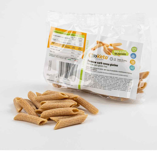 Penne KETO SENZA GLUTINE 0 % zuccheri - 50gr