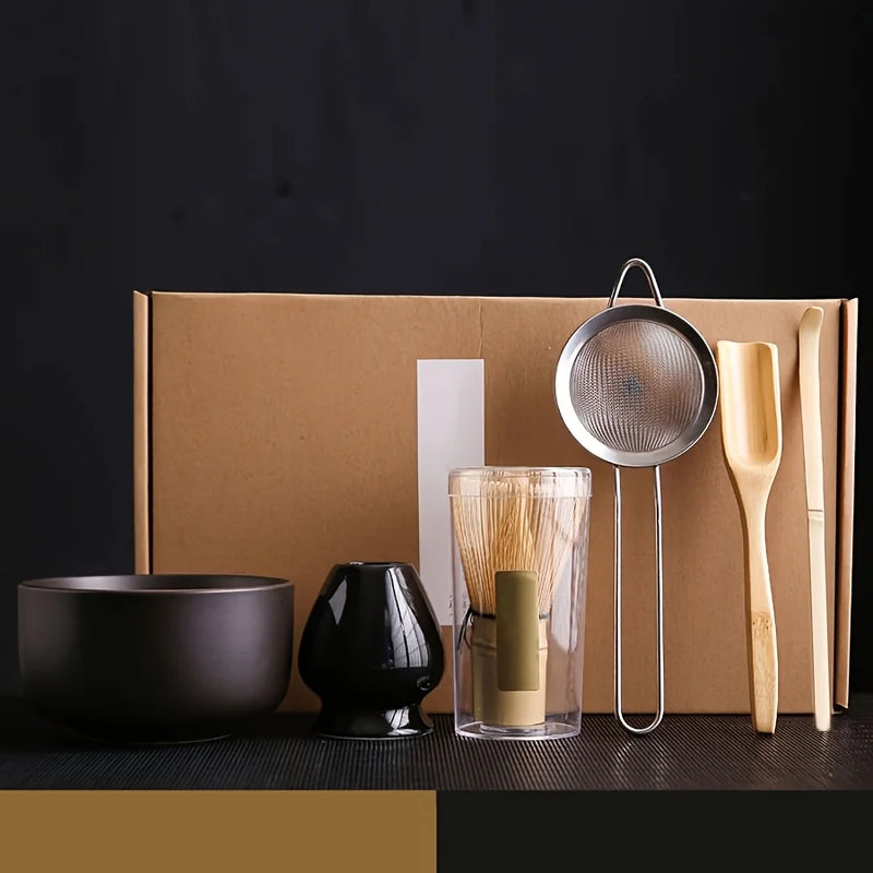 6 pezzi/set ciotola Matcha in stile giapponese cucchiaio - immagine 7